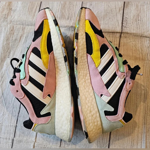 Adidas Originals Tresc Run Boost Pink Multi Women's Size 8 Shoes Sneakers Retro - Picture 8 of 11